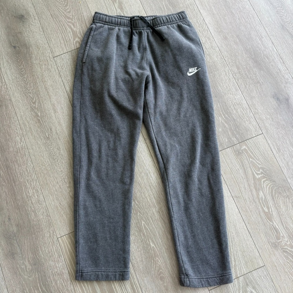 Nike‎ Mens Dark Gray Classic Look Sportswear Club Fleece Sweatpants Size S